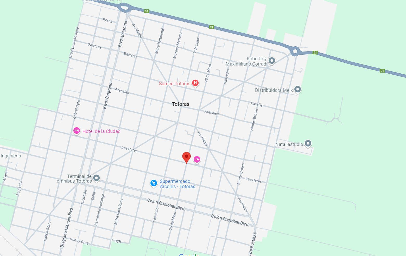 Localidad Totoras